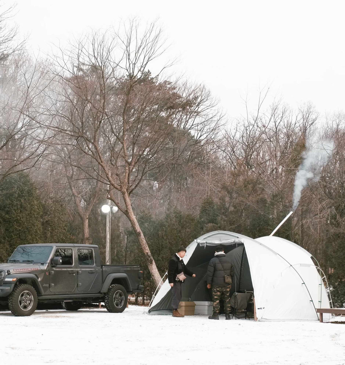 Hot Tent Overland Camping