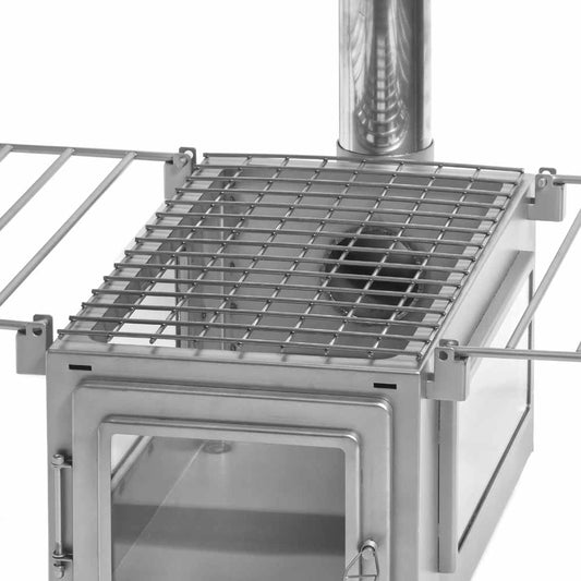 Campfire Fire Grill Xstove XL Tent Stove Pairing