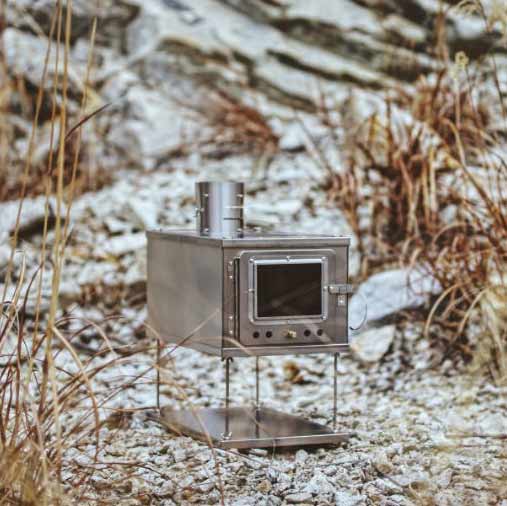 Snow Plate on Wstove Titanium Tent Stove for Camping Outdoors