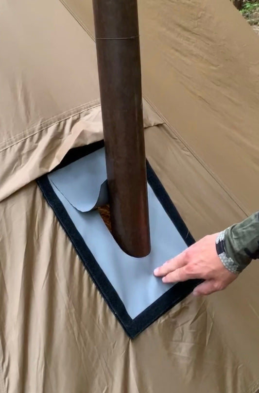 Stove Jack for Tent Wood Stove chimney pipe