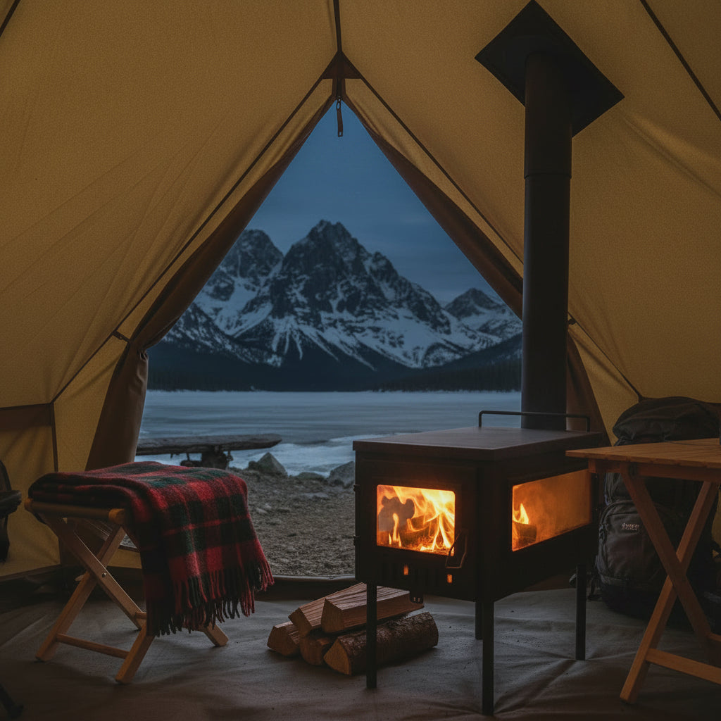 Roaring Sound from a Tent Wood Stove Explained
