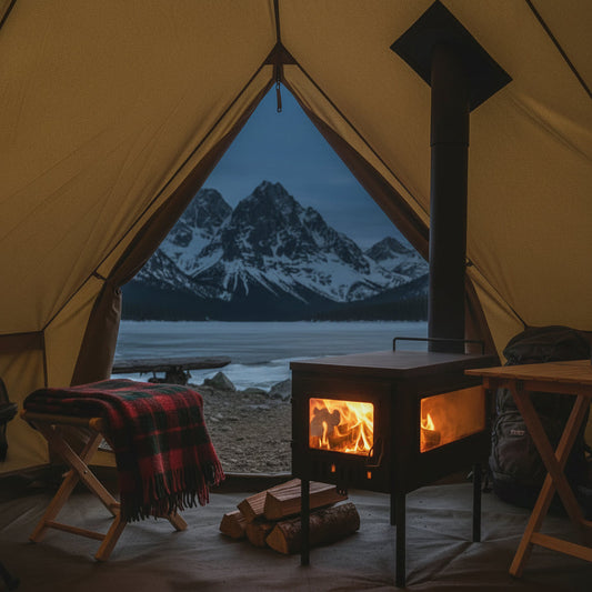 Roaring Sound from a Tent Wood Stove Explained