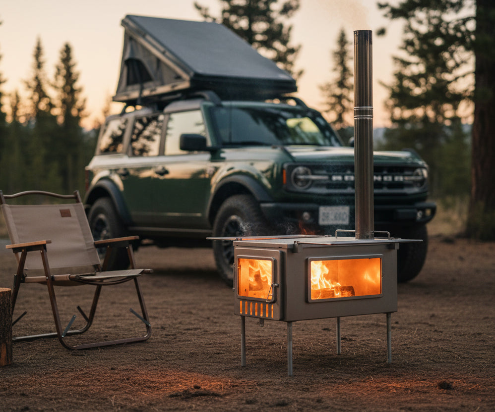 Overlanding with Wood Stove as Campfire substitute 