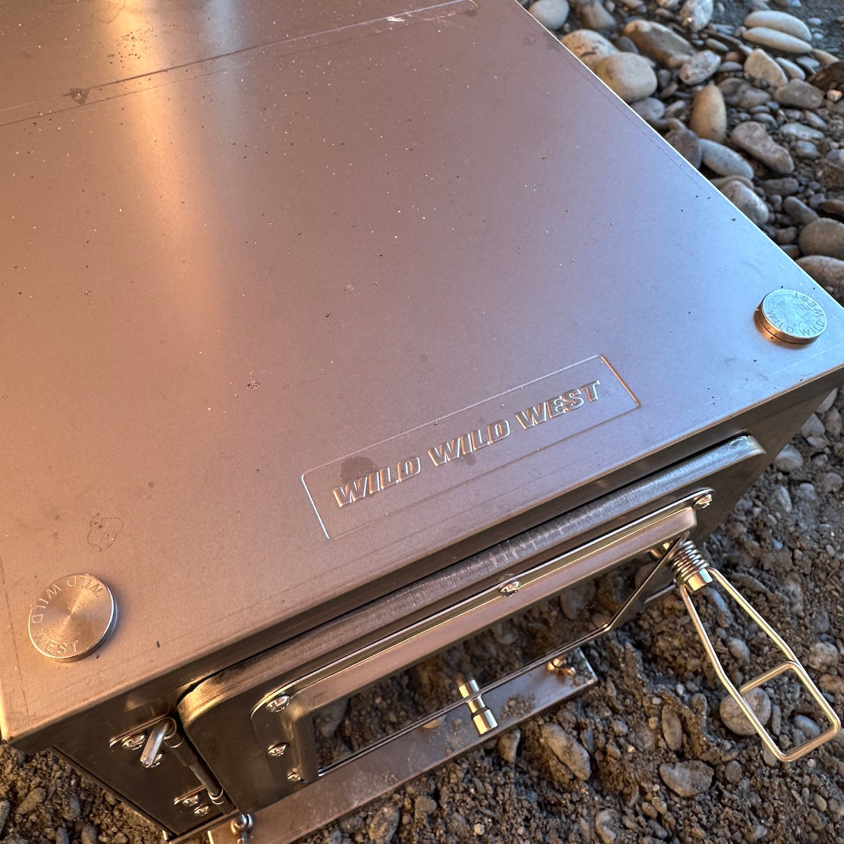 W-stove 3W Folding Tent Stove with genuine Wild Wild West branding for authenticity 