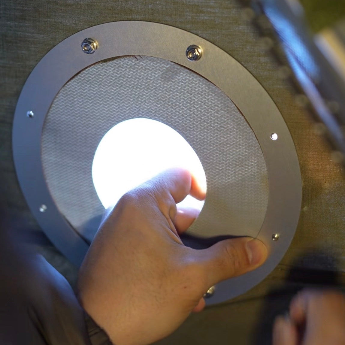 Hole-jack Tent Stove Jack DIY Kit Install Detail Example