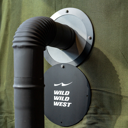 Hole-jack Tent Stove Jack DIY Kit chimney pipe flue through shelter wall