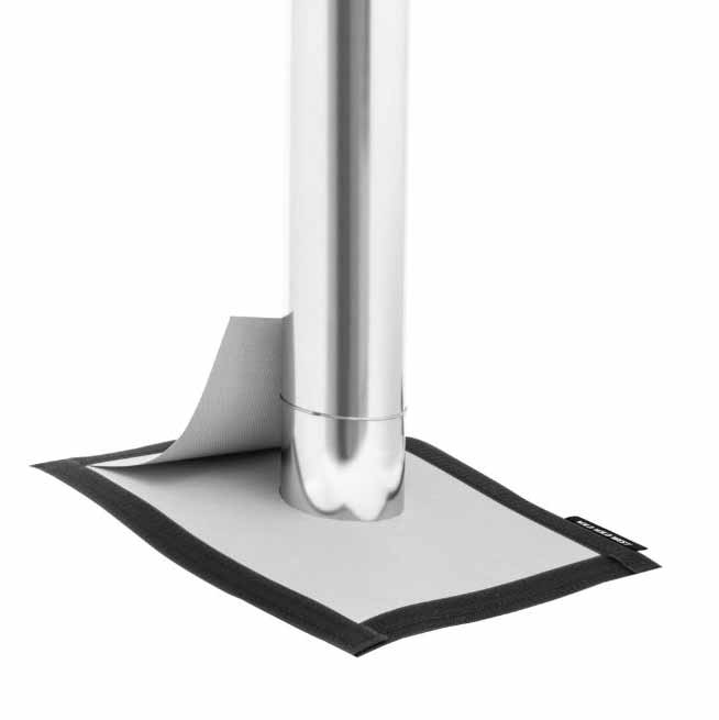 Holjack Stove Jack with Flue Pipe