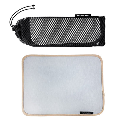 W-coal Fireproof Tent Stove Mat Portable