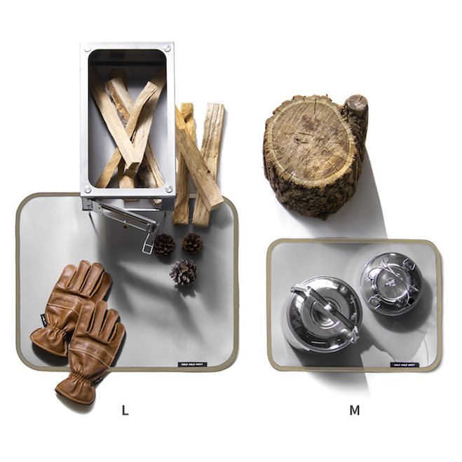 W-coal Stove Mat Size Example