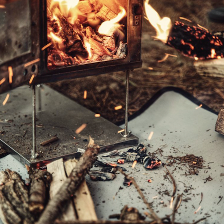 W-coal Stove Mat Tent Stove Fireproof