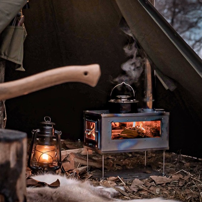 W-stove 3W Titanium Wood Stove (OEM Branded) Collapsible for Ultraligh – Wild Wild West USA