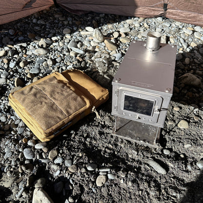 W-stove 3W Folding Tent Stove and carrying zip bag by Wild Wild West