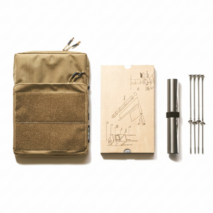 W-stove 3W Tent Stove packed down with all the parts included