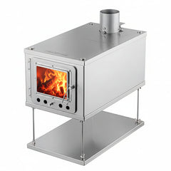 Wstove Titanium Hot Tent Stove original authentic version since 2017 with Wild Wild West logo (3W Tent Stove)