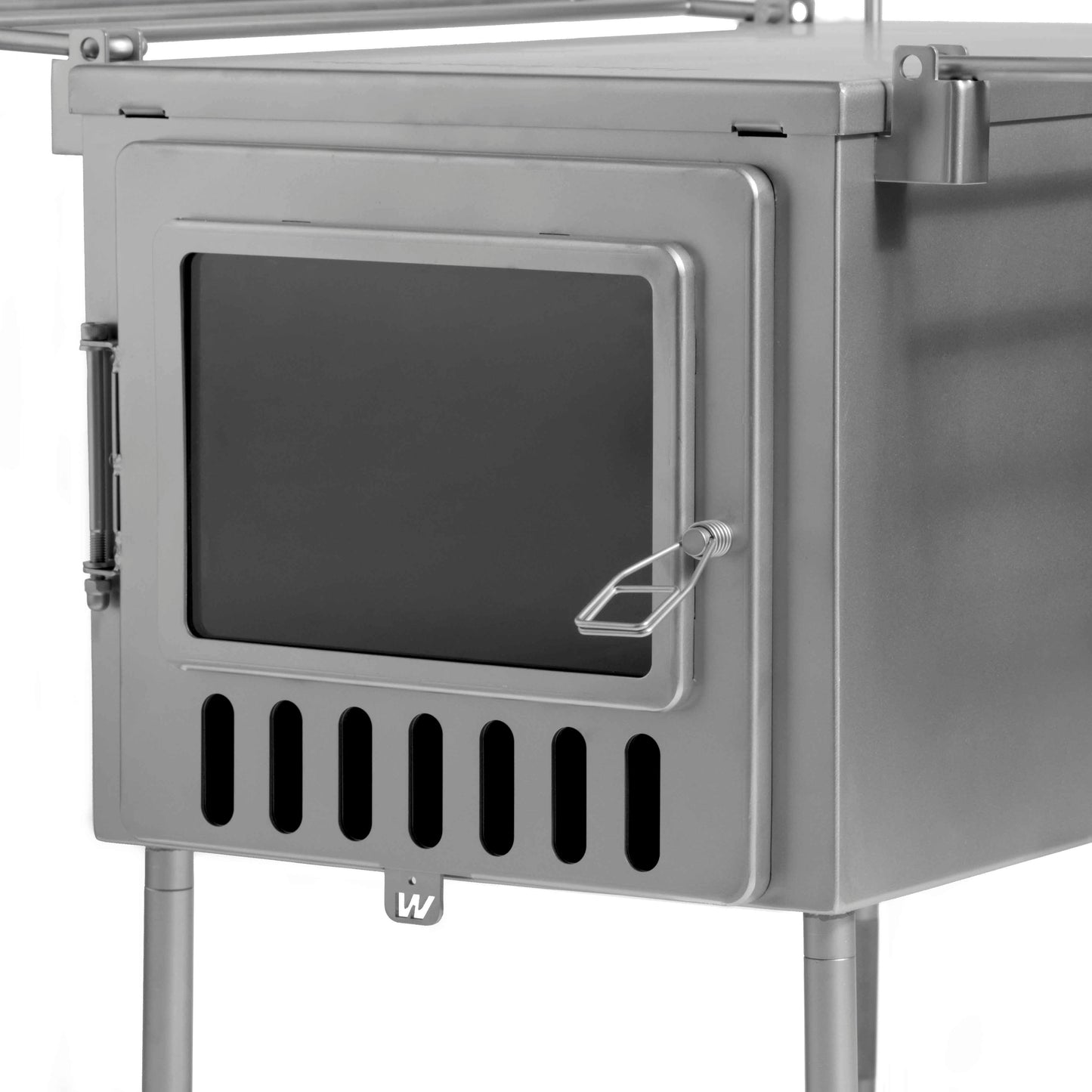 Xstove XL Tent Stove front window and air intake