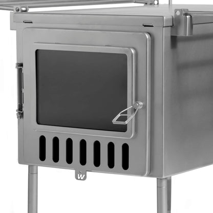 Xstove XL Tent Stove front window and air intake