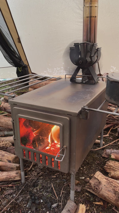 X-stove XL Hot Tent Stove for Camping by Wild Wild West